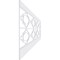 Ekena Millwork 32"H x 94 1/2"W Gypsum PVC Wainscot Paneling Kit WPK32X94GYP - alternate 2
